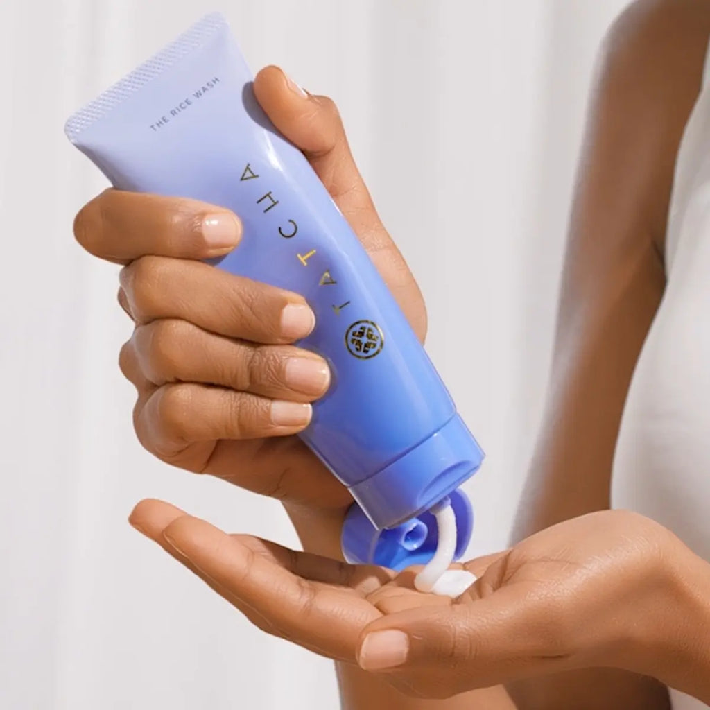 TATCHA the Rice Wash | Soft Cream Facial Cleanser Washes Away Buildup without Stripping Skin for a Soft, Luminous Complexion | 120 Ml