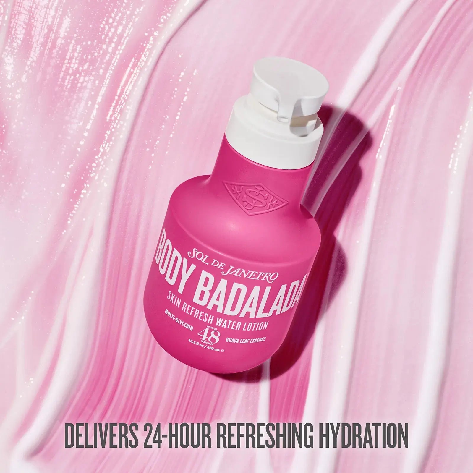 Sol De Janeiro Body Badalada Skin Refresh Water Lotion | Ultra-Light Water-Gel Body Lotion for Weightless, Refreshing Hydration in the Scent of Cheirosa 48.