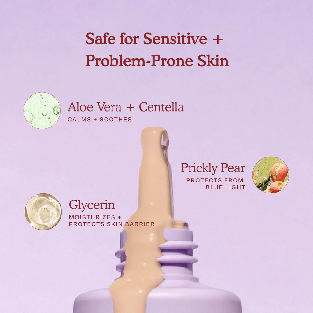 Tower 28 Sunnydays SPF 30 Tinted Sunscreen + Foundation - for Sensitive Skin - Mineral Sunscreen, Broad Spectrum UVA/UVB Sun Protection
