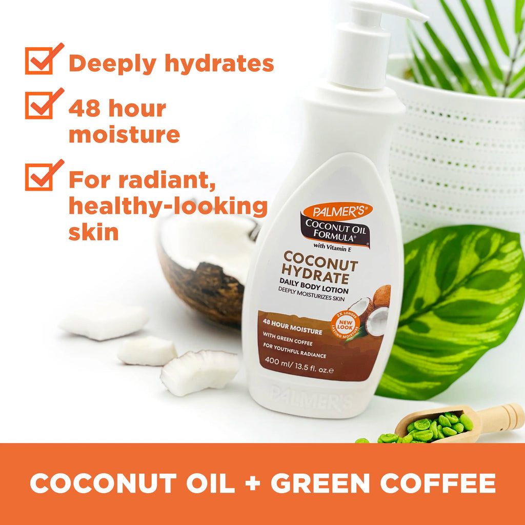 Palmer'S Coconut Oil Body Lotion and Body Oil Skin Care Bundle Body Care Moisture Smooth Radiant Moisturize Hydrating Moisturizer
