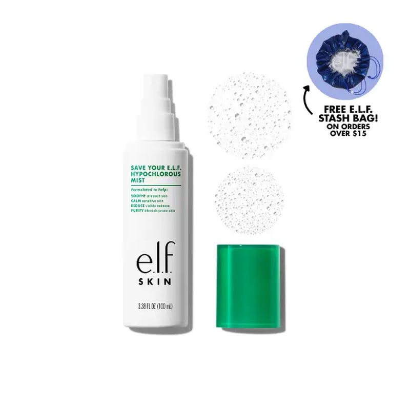 E.L.F. save Your E.L.F. Hypochlorous Mist - Soothe, Purify, and Calm Redness in Eczema and Blemish Prone Skin