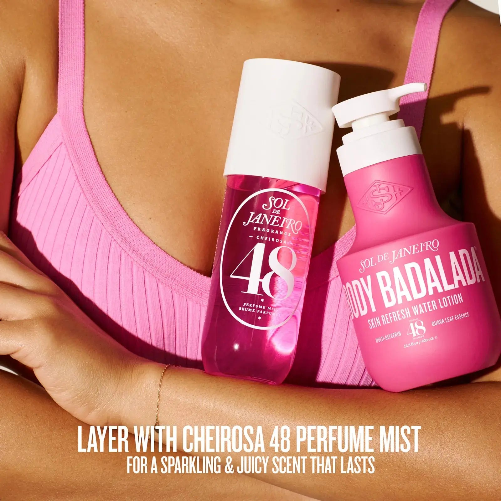 Sol De Janeiro Body Badalada Skin Refresh Water Lotion | Ultra-Light Water-Gel Body Lotion for Weightless, Refreshing Hydration in the Scent of Cheirosa 48.