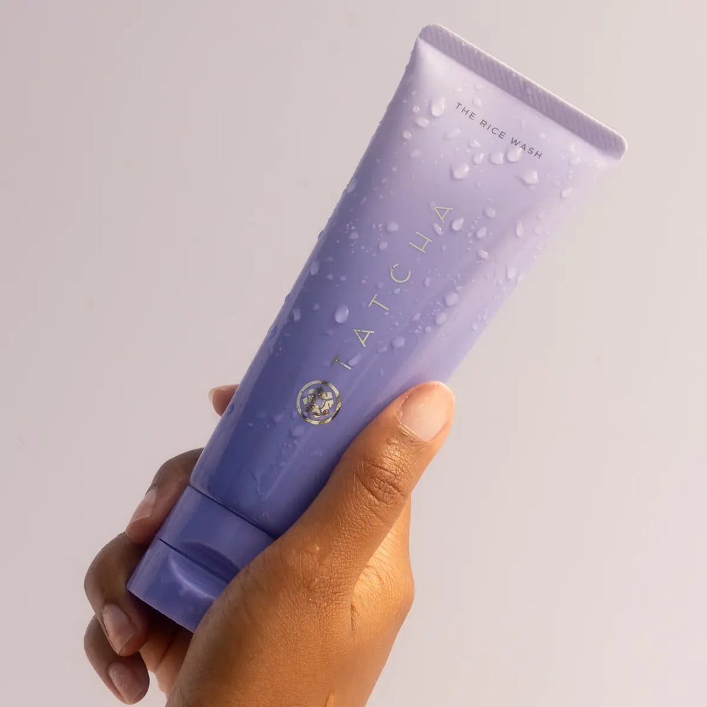 TATCHA the Rice Wash | Soft Cream Facial Cleanser Washes Away Buildup without Stripping Skin for a Soft, Luminous Complexion | 120 Ml