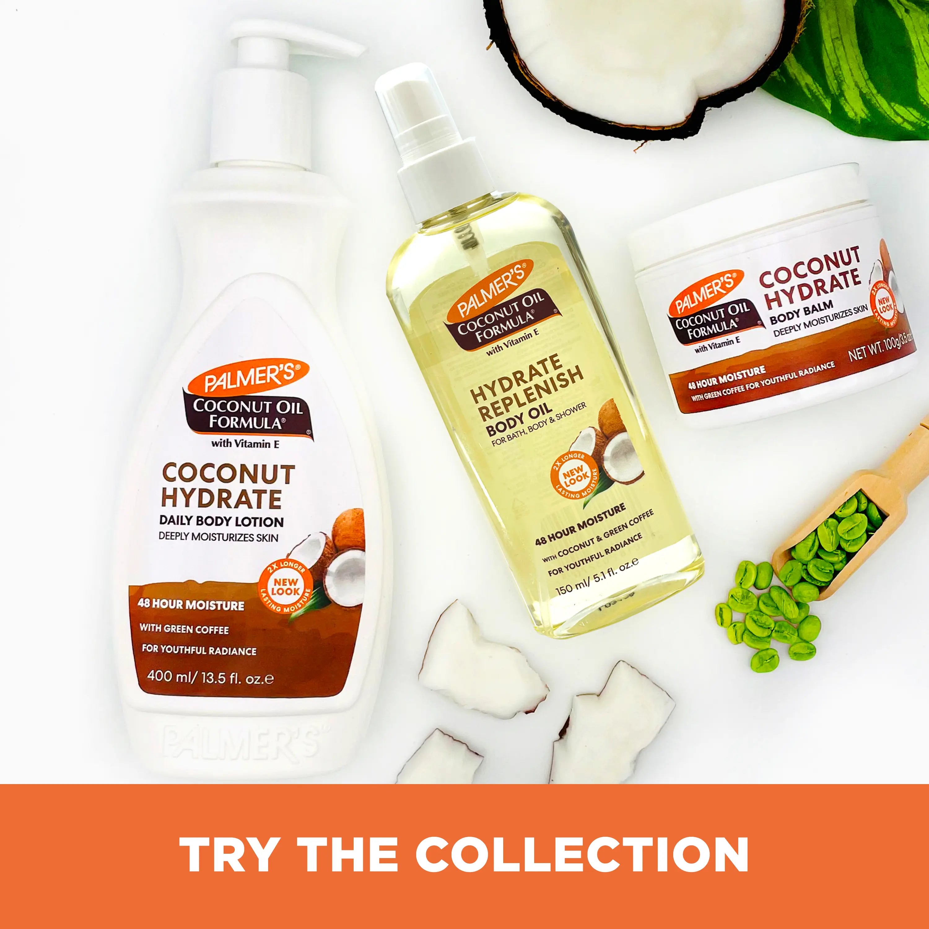 Palmer'S Coconut Oil Body Lotion and Body Oil Skin Care Bundle Body Care Moisture Smooth Radiant Moisturize Hydrating Moisturizer