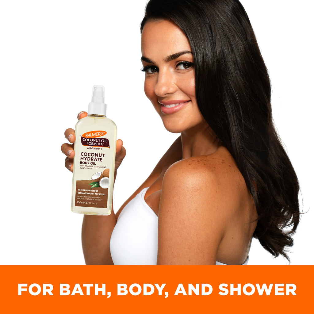 Palmer'S Coconut Oil Body Lotion and Body Oil Skin Care Bundle Body Care Moisture Smooth Radiant Moisturize Hydrating Moisturizer