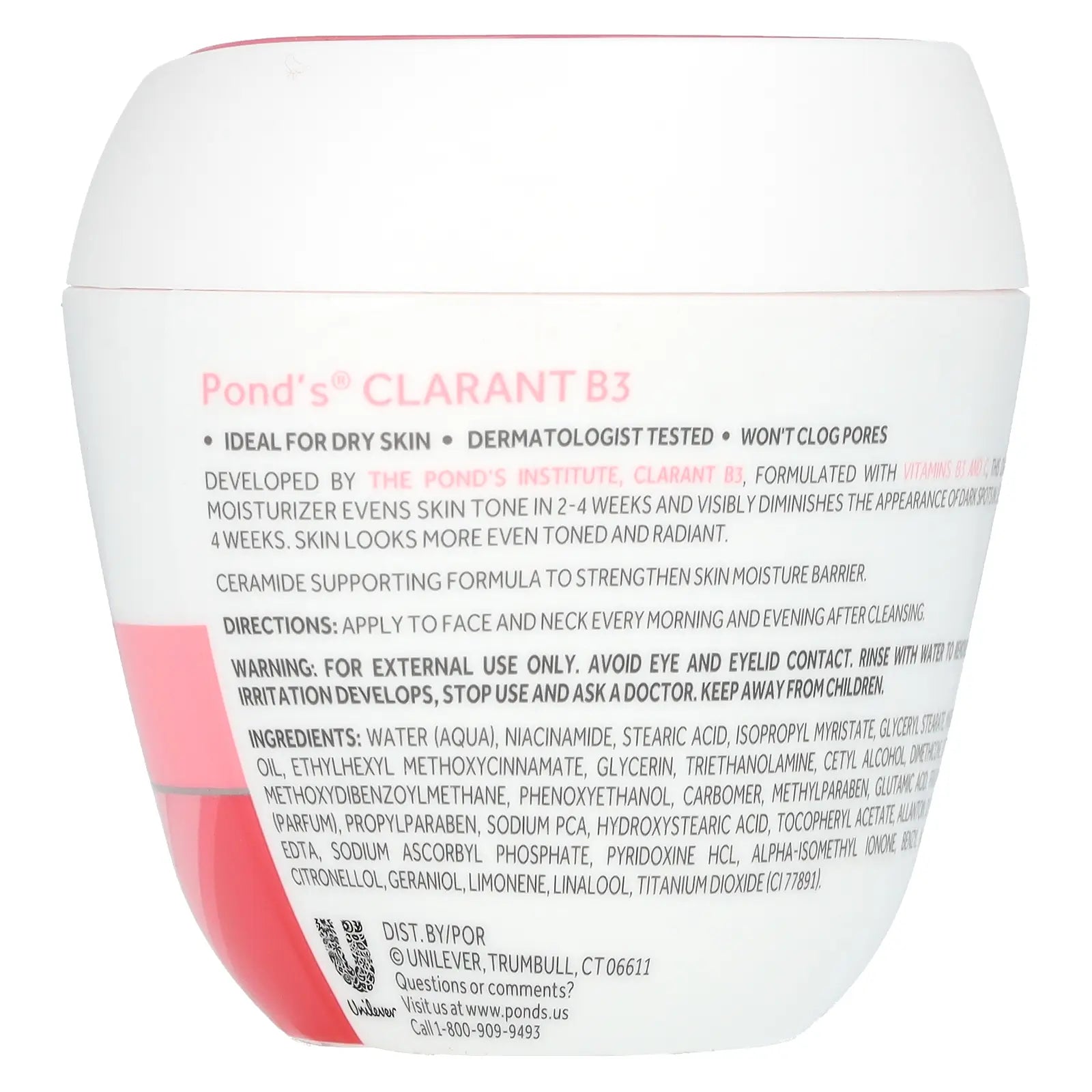 Pond'S Clarant B3 Dark Spot Correcting Cream, 7 Oz (200 G)