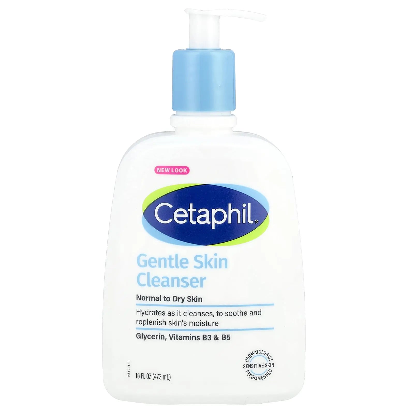 Cetaphil Gentle Skin Cleanser, Fragrance Free, 16 Fl Oz (473 Ml)